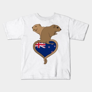 Gerbil New Zealand (light) Kids T-Shirt